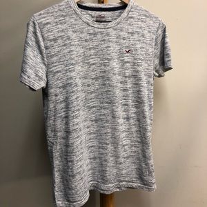 Hollister Mens Black & White T-Shirt Size: XS Lightly Worn